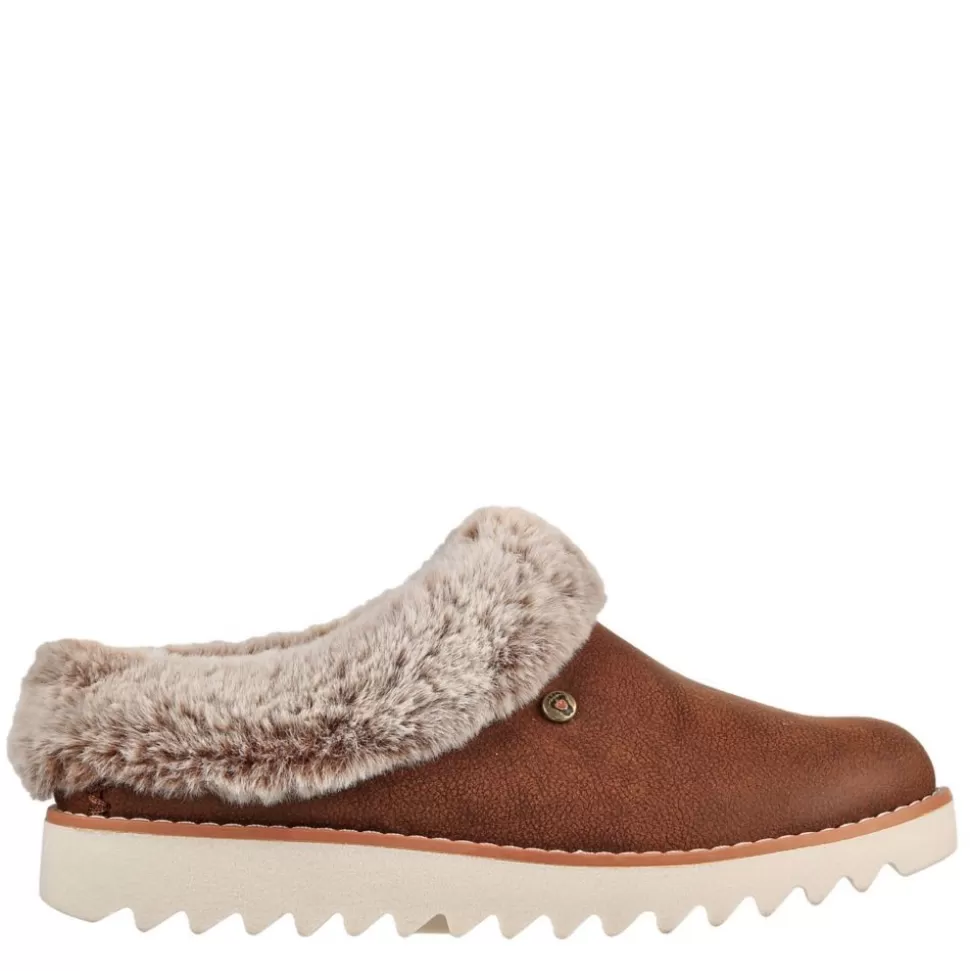 Women SKECHERS Slippers^ Womens Mountain Kiss Winter Rock Slipper