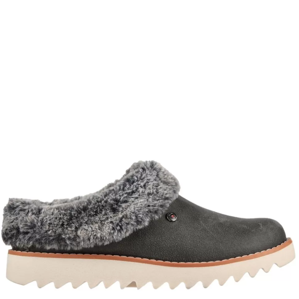 Women SKECHERS Slippers^ Womens Mountain Kiss Winter Rock Slipper