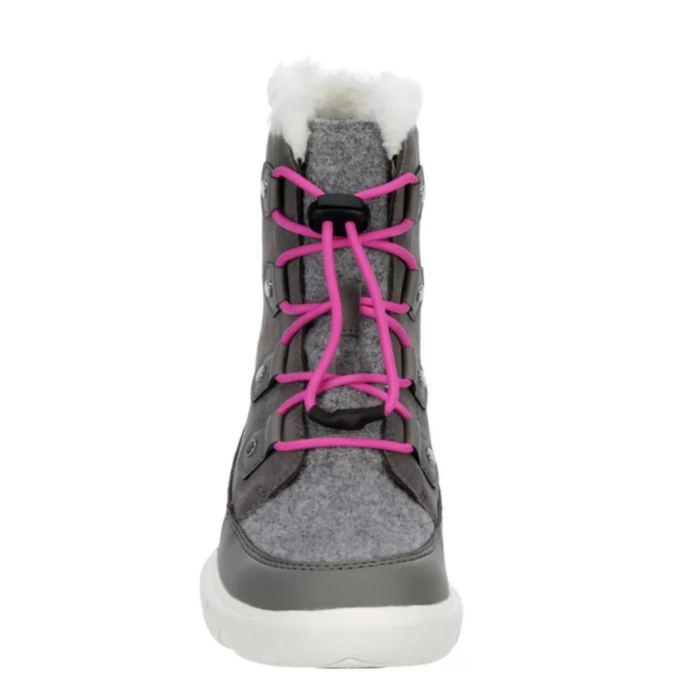 SOREL Boots^ Girls Little-Big Kid Explorer Youth Lace Snow Boot