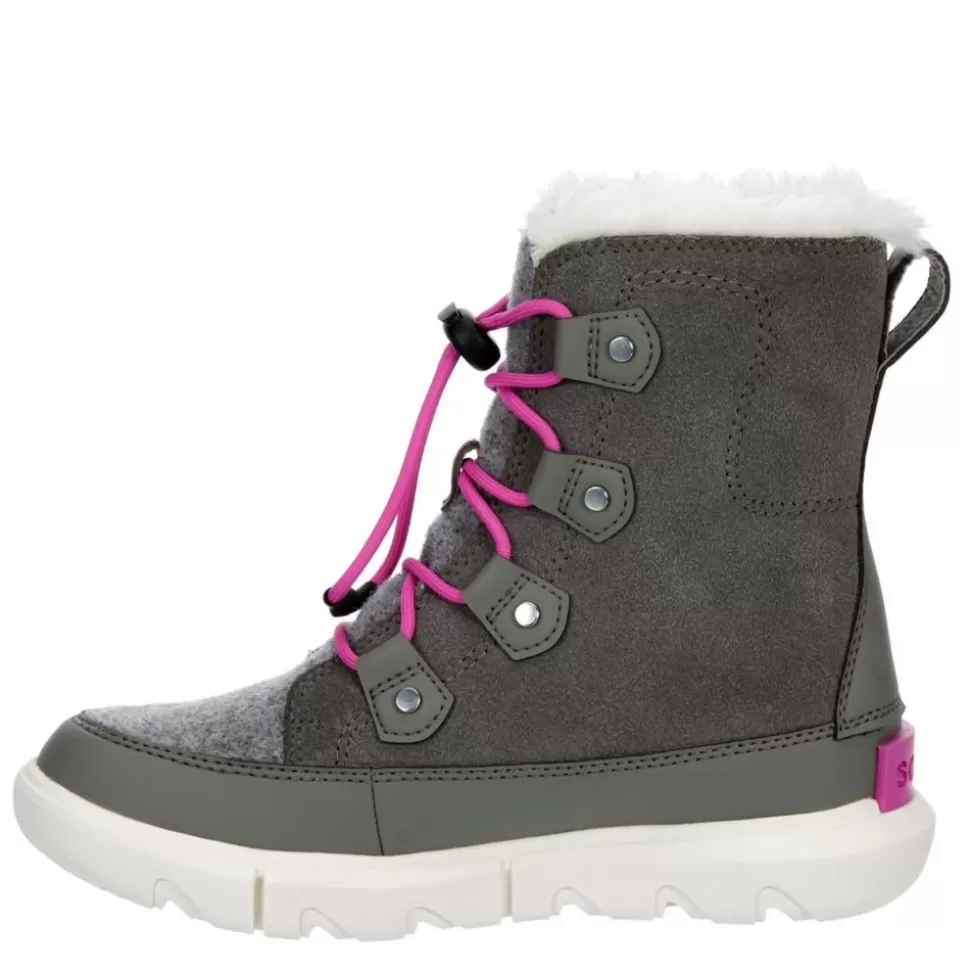 SOREL Boots^ Girls Little-Big Kid Explorer Youth Lace Snow Boot