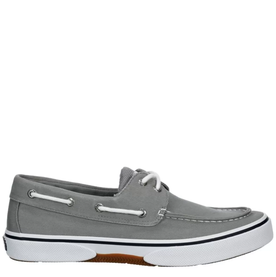 Men SPERRY Canvas^ Mens Halyard 2-Eye Slip On Sneaker