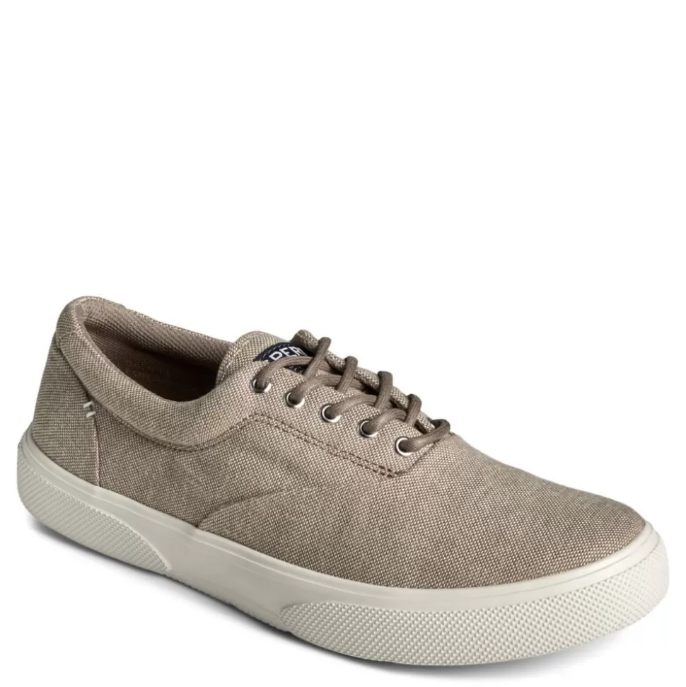 Men SPERRY Canvas^ Mens Halyard Plushstep Cvo Sneaker