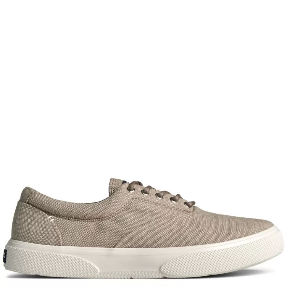 Men SPERRY Canvas^ Mens Halyard Plushstep Cvo Sneaker