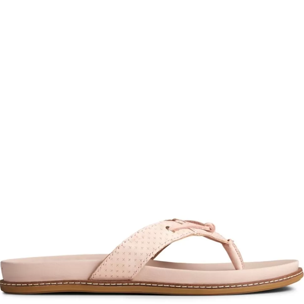 Women SPERRY Flat Sandals^ Womens Waveside Plushwave Flip Flop Sandal