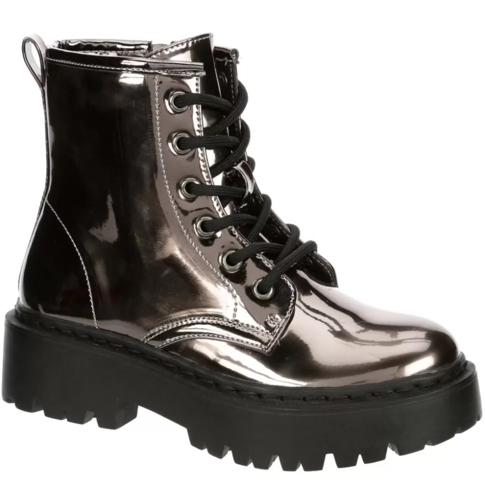 STEVE MADDEN Boots^ Girls Little-Big Kid Jrockk Combat Boot