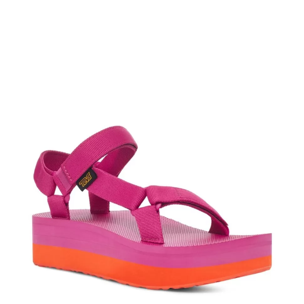 Women TEVA Platform Sandals^ Womens Flatform Universal Platform Outdoor Sandal