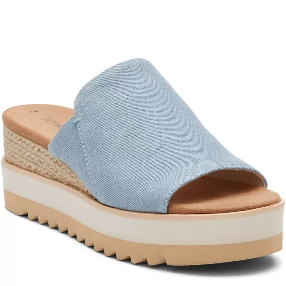 Women TOMS Platform Sandals^ Womens Diana Mule Sandal