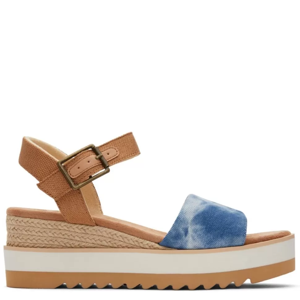 Women TOMS Platform Sandals^ Womens Diana Wedge Sandal