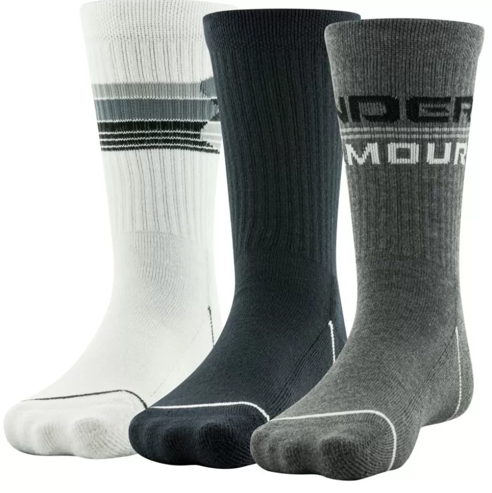 Boys UNDER ARMOUR Accessories^ Boys Phenom Crew Sock 3 Pairs