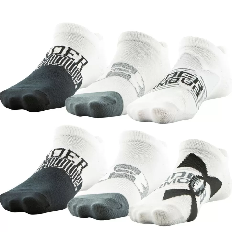 UNDER ARMOUR Accessories^ Girls Essential Lite No Show Socks 6 Pairs