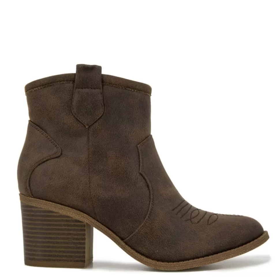 Women UNIONBAY Western Boots^ Womens Cowgal Ankle Boot