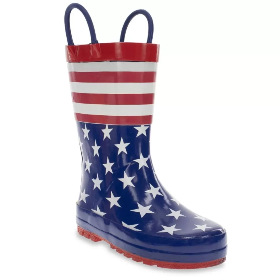 WESTERN CHIEF Boots^ Boys Old Glory Rain Boot