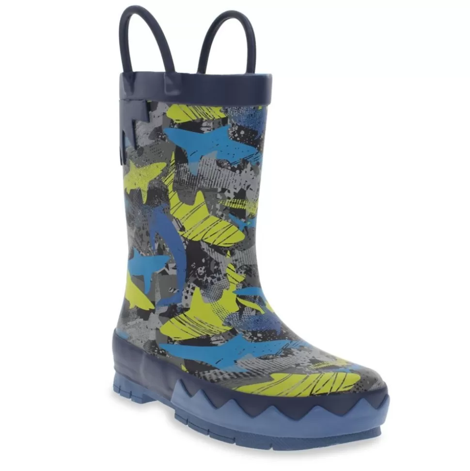 WESTERN CHIEF Boots^ Boys Sharky Frenzy Rain Boot