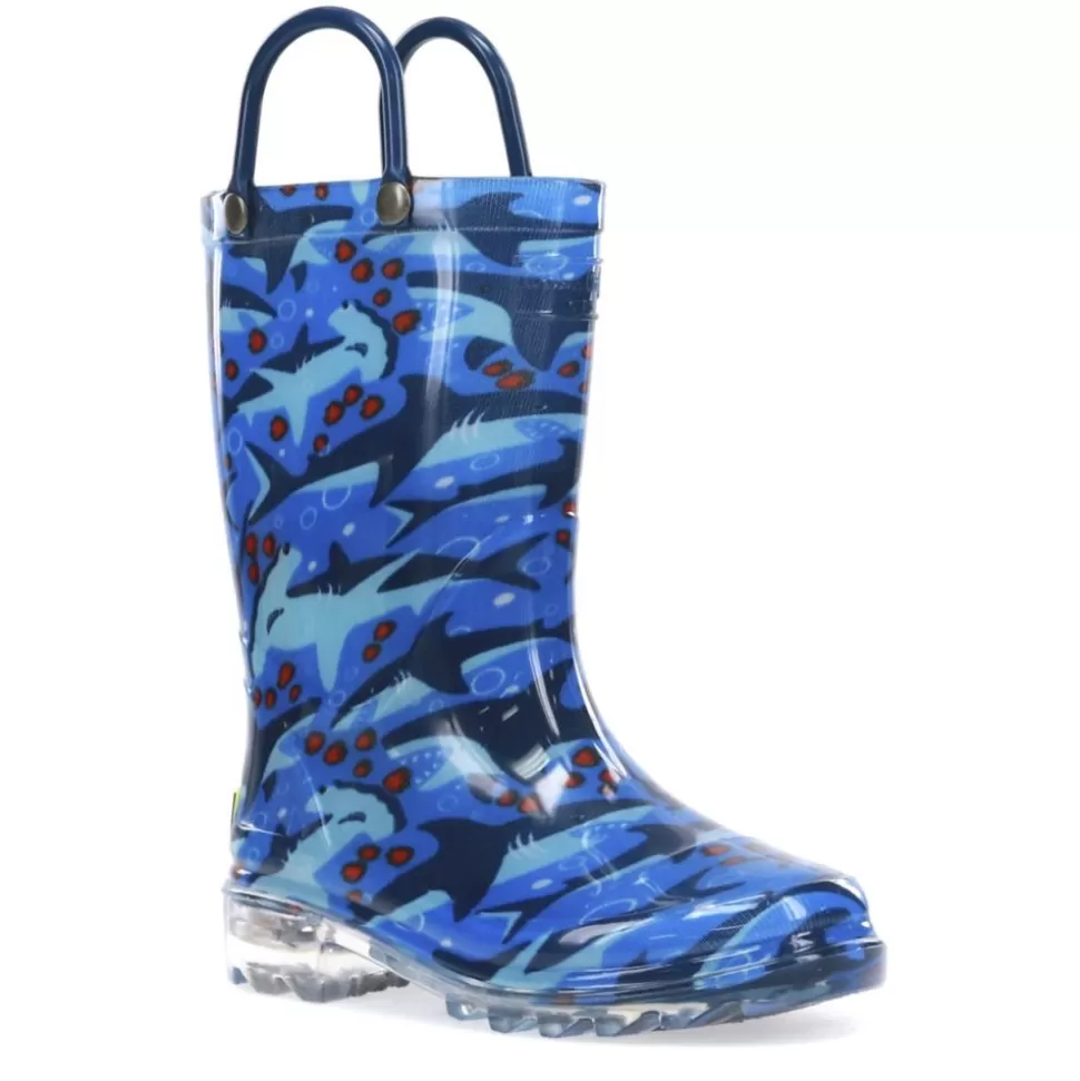 WESTERN CHIEF Boots^ Boys Toddler Shark Chase Rain Boot