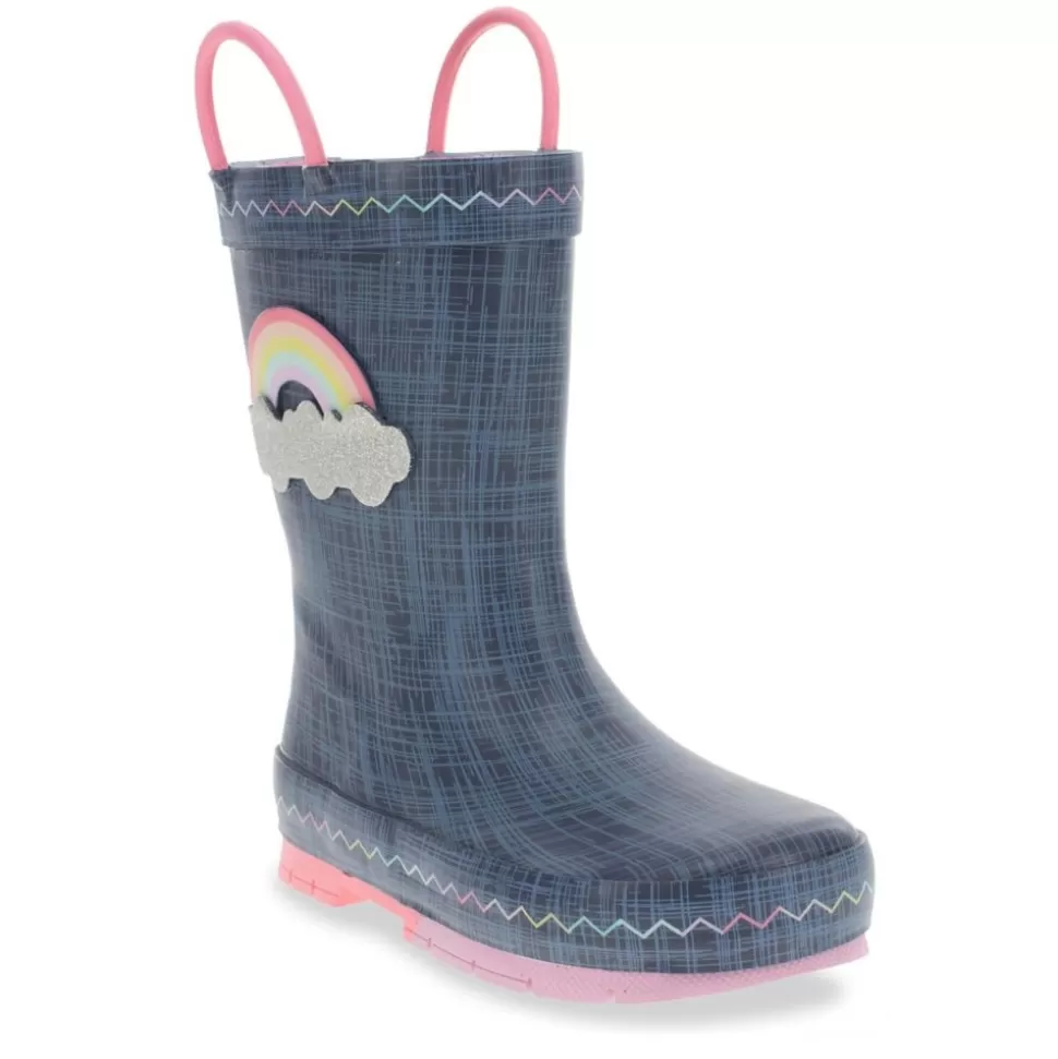 WESTERN CHIEF Boots^ Girls Toddler Jean Patch Rain Boot