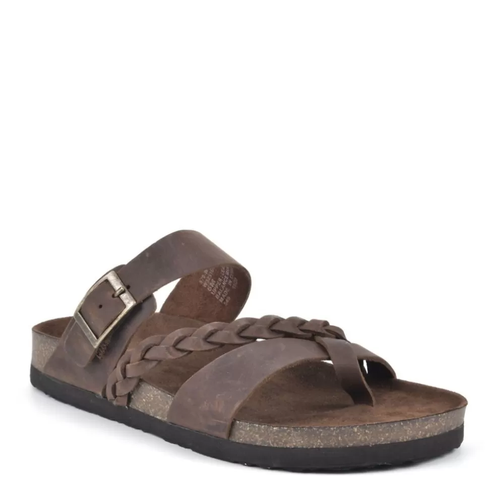 Women WHITE MOUNTAIN Footbed Sandals^ Womens Hazy Footbed Sandal