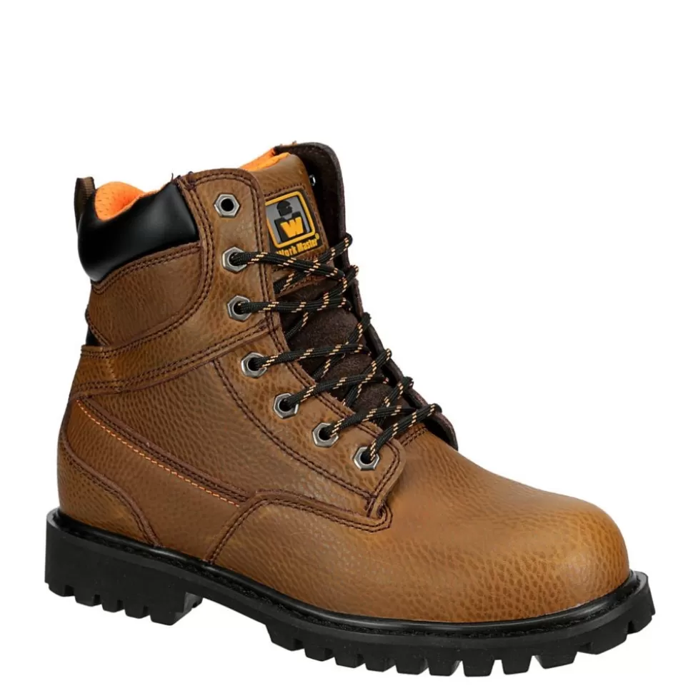 Men WORK MASTER Work Boots^ Mens Mt. Prospect Bl Work Boot